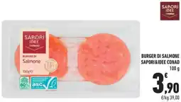Conad City Burger di Salmone Saporidee Conad offerta