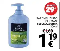Supermercati Gulliver Sapone liquido per mani Felce Azzurra offerta