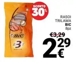 Supermercati Gulliver Rasoi trilama Bic offerta