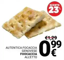 Supermercati Gulliver Autentica Focaccia Genovese offerta