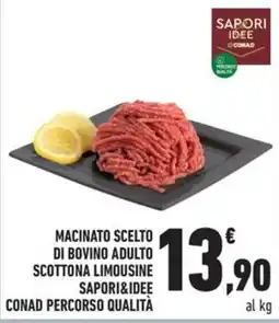 Conad City Macinato scelto di bovino adulto scottona limousine offerta