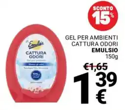 Supermercati Gulliver Emulsio gel per ambienti cattura odori offerta