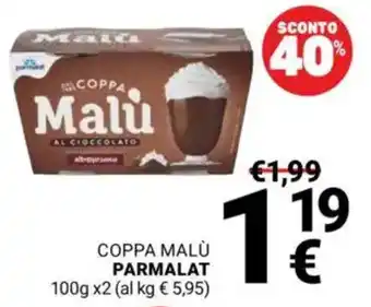 Supermercati Gulliver Coppa Malù Parmalat offerta