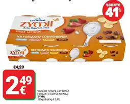 Supermercati Gulliver Yogurt senza lattosio Zymil offerta