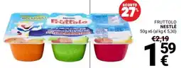 Supermercati Gulliver Fruttolo Nestlé offerta