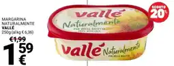 Supermercati Gulliver Margarina naturalmente Vallé offerta