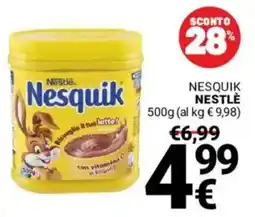 Supermercati Gulliver Nesquik Nestlé offerta