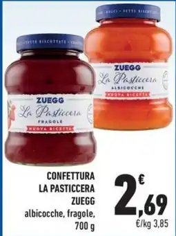 Conad City Confettura la pasticcera Zuegg albicocche, fragole offerta