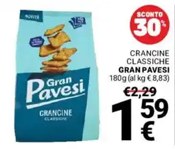 Supermercati Gulliver Gran Pavesi crancine classiche offerta