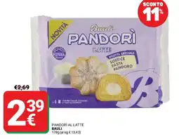 Supermercati Gulliver Pandorì al latte Bauli offerta