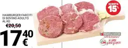 Supermercati Gulliver Hamburger farciti di bovino adulto offerta