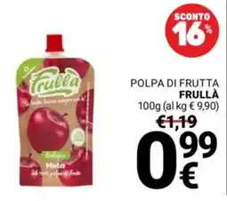 Supermercati Gulliver Polpa di frutta Frullà offerta