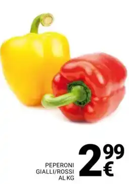 Supermercati Gulliver Peperoni gialli/rossi offerta