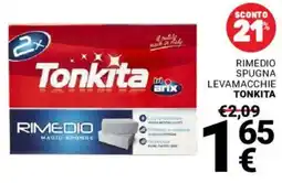 Supermercati Gulliver Rimedio spugna levamacchie Tonkita offerta
