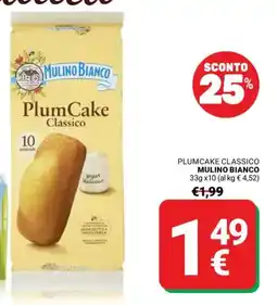 Supermercati Gulliver PlumCake Classico Mulino Bianco offerta