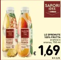 Spazio Conad Sapori idee arancia o ananas offerta