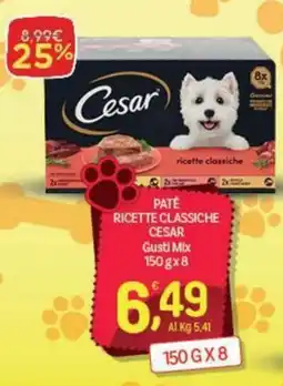 Crai Paté ricette classiche Cesar offerta