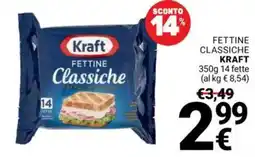 Supermercati Gulliver Fettine classiche Kraft offerta