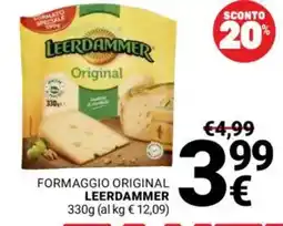 Supermercati Gulliver Formaggio original Leerdammer offerta