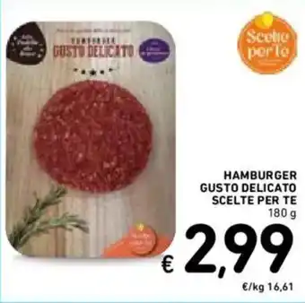 Hamburger gusto delicato