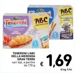 Spazio Conad Teneroni l'ABC della merenda offerta