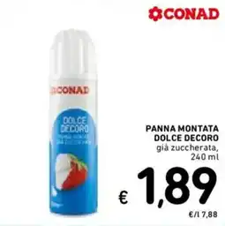 Spazio Conad Panna montata Dolce Decoro offerta
