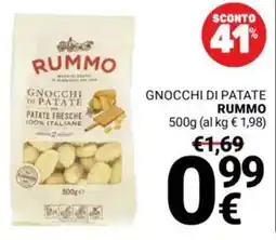 Supermercati Gulliver Gnocchi di patate Rummo offerta
