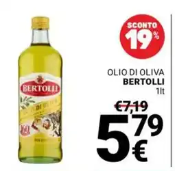 Supermercati Gulliver Olio di oliva Bertolli offerta