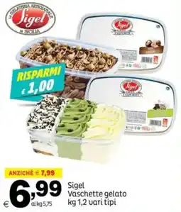 Elite Sigel Vaschette gelato offerta