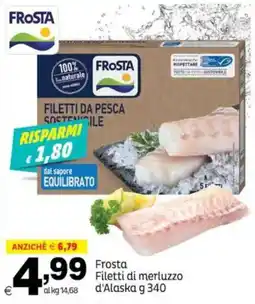 Elite Frosta Filetti di merluzzo d'Alaska offerta