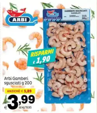 Arbi Gamberi sgusciati