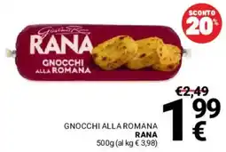 Supermercati Gulliver Gnocchi alla romana Rana offerta