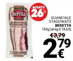 Supermercati Gulliver Guanciale stagionato Beretta offerta
