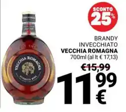 Supermercati Gulliver Brandy invecchiato vecchia romagna offerta