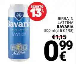 Supermercati Gulliver Birra in lattina Bavaria offerta
