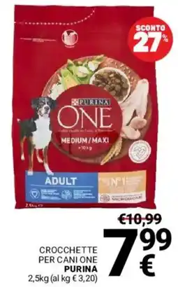 Supermercati Gulliver Crocchette per cani One Purina offerta