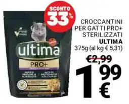 Supermercati Gulliver Crocchettini per gatti pro+ sterilizzati ultima offerta