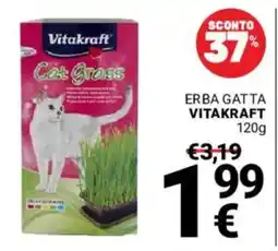 Supermercati Gulliver Erba gatta Vitakraft offerta