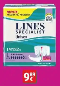 Supermercati Gulliver Lines Specialist Unisex offerta