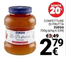 Supermercati Gulliver Zuegg La Pasticcera Pesche offerta
