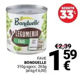 Supermercati Gulliver Fave Bonduelle offerta