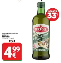 Supermercati Gulliver Olio extra vergine di oliva Bertolli offerta