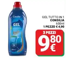 Supermercati Gulliver Gel tutto in 1 Consilia offerta