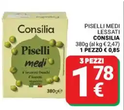Supermercati Gulliver Piselli medi Consilia offerta