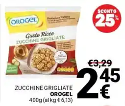 Supermercati Gulliver Zucchine grigliate Orogel offerta