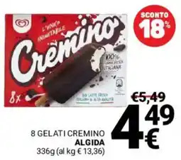 Supermercati Gulliver Gelati Cremino Algida offerta