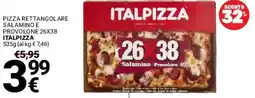 Supermercati Gulliver Pizza rettangolare salamino e provolone Italpizza offerta
