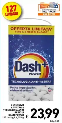 Spazio Conad Detersivo lavatrice Dash Power offerta