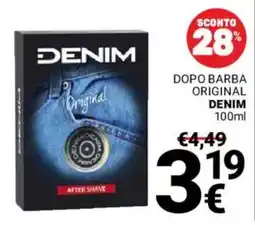 Supermercati Gulliver Denim dopo barba original offerta
