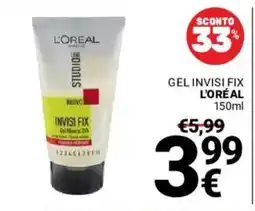 Supermercati Gulliver Gel Invisi Fix L'Oréal offerta